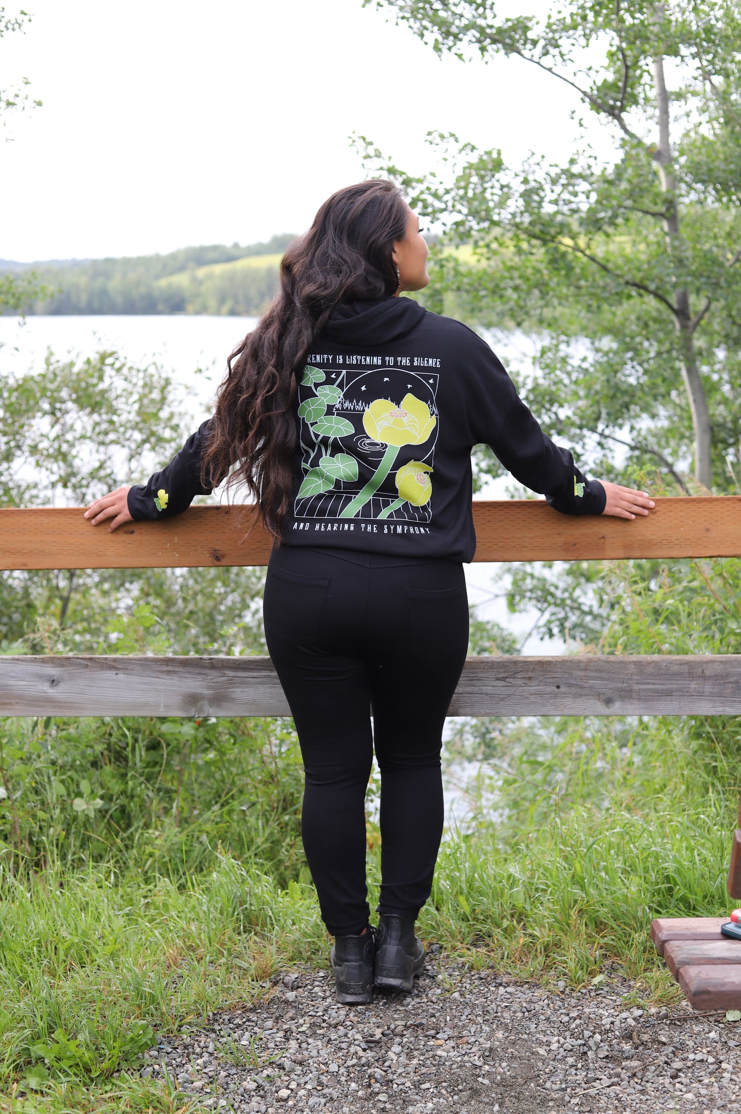 Yellow Pond Lily Unisex Hoodie