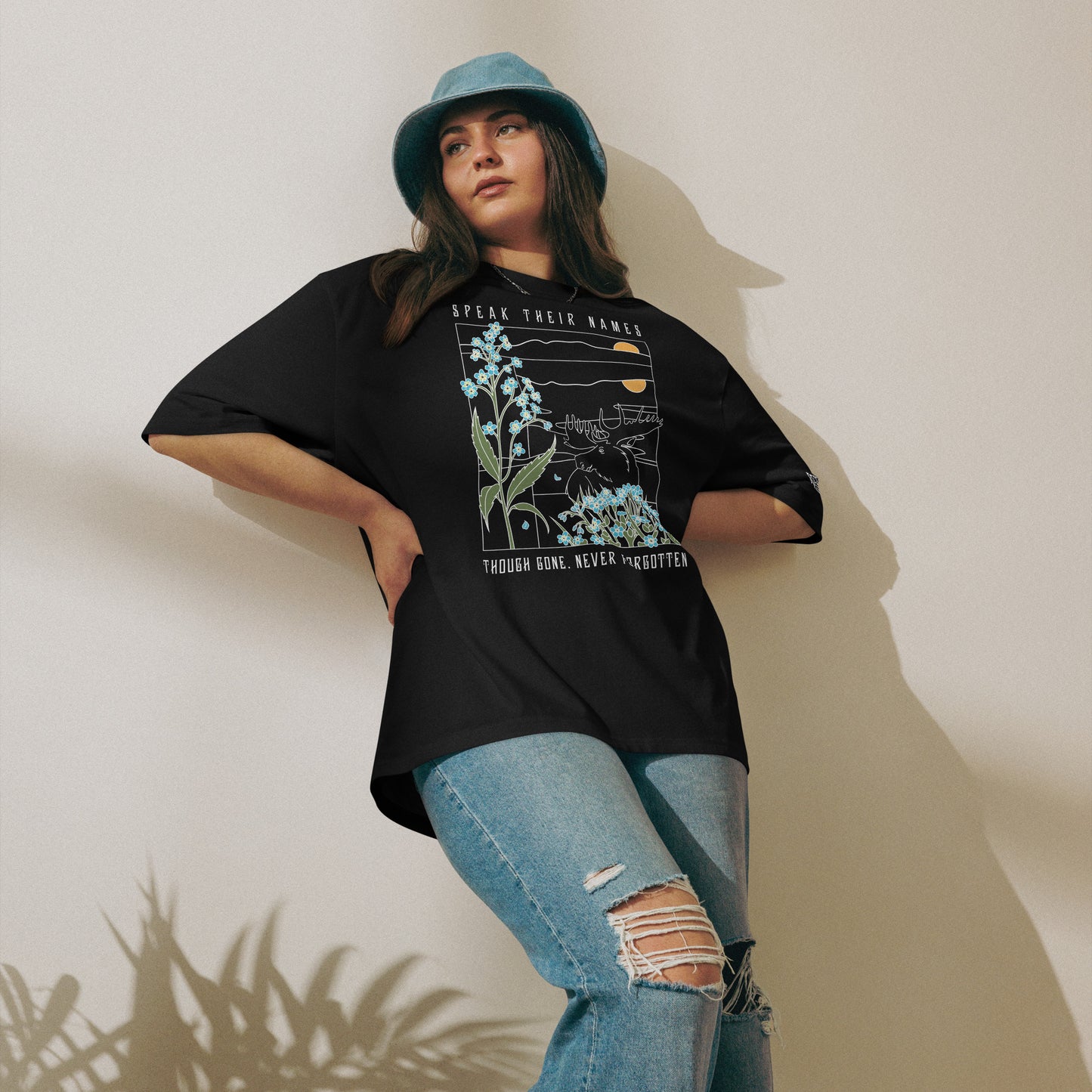 Forget-Me-Not Oversized Tee