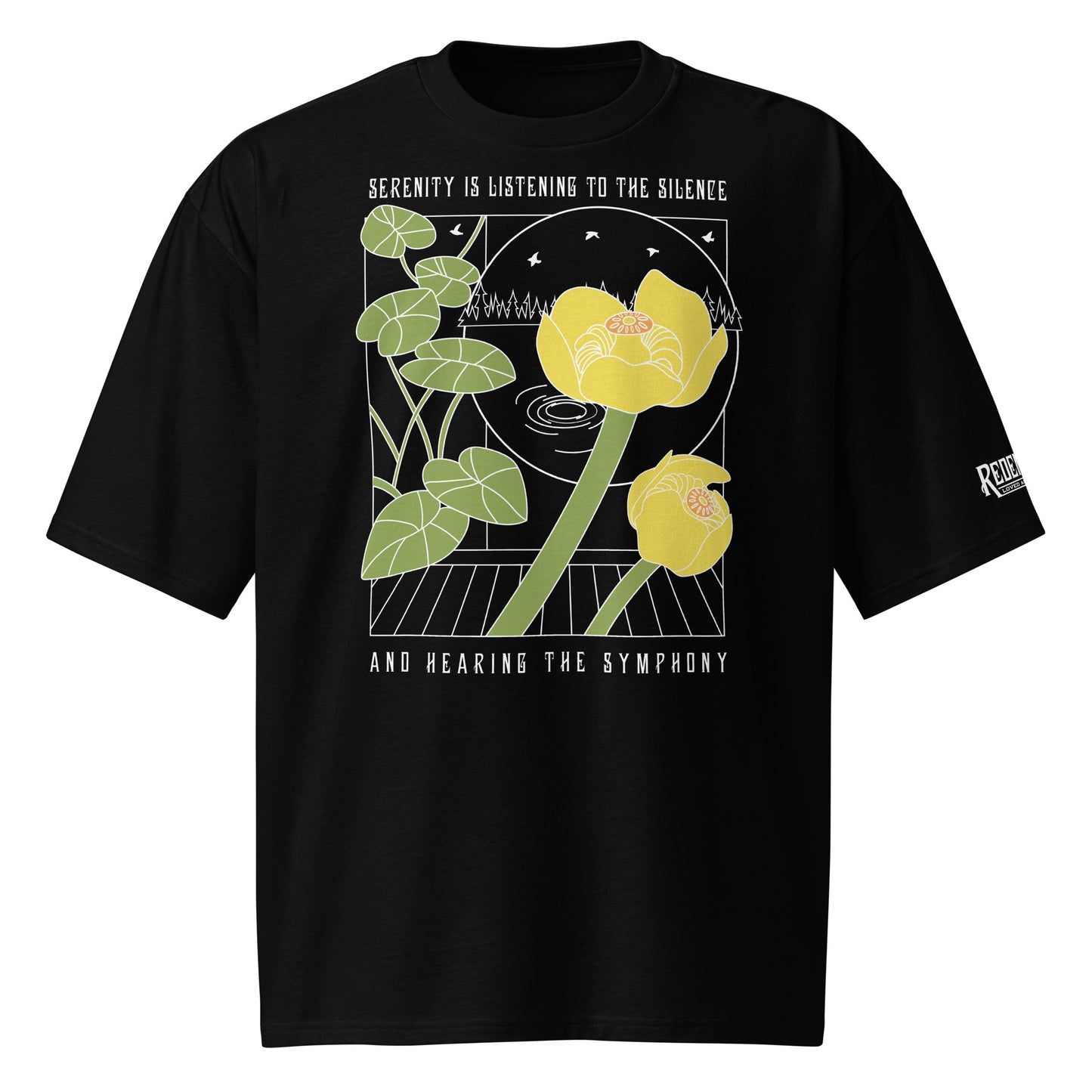 Yellow Pond Lily Oversized Tee