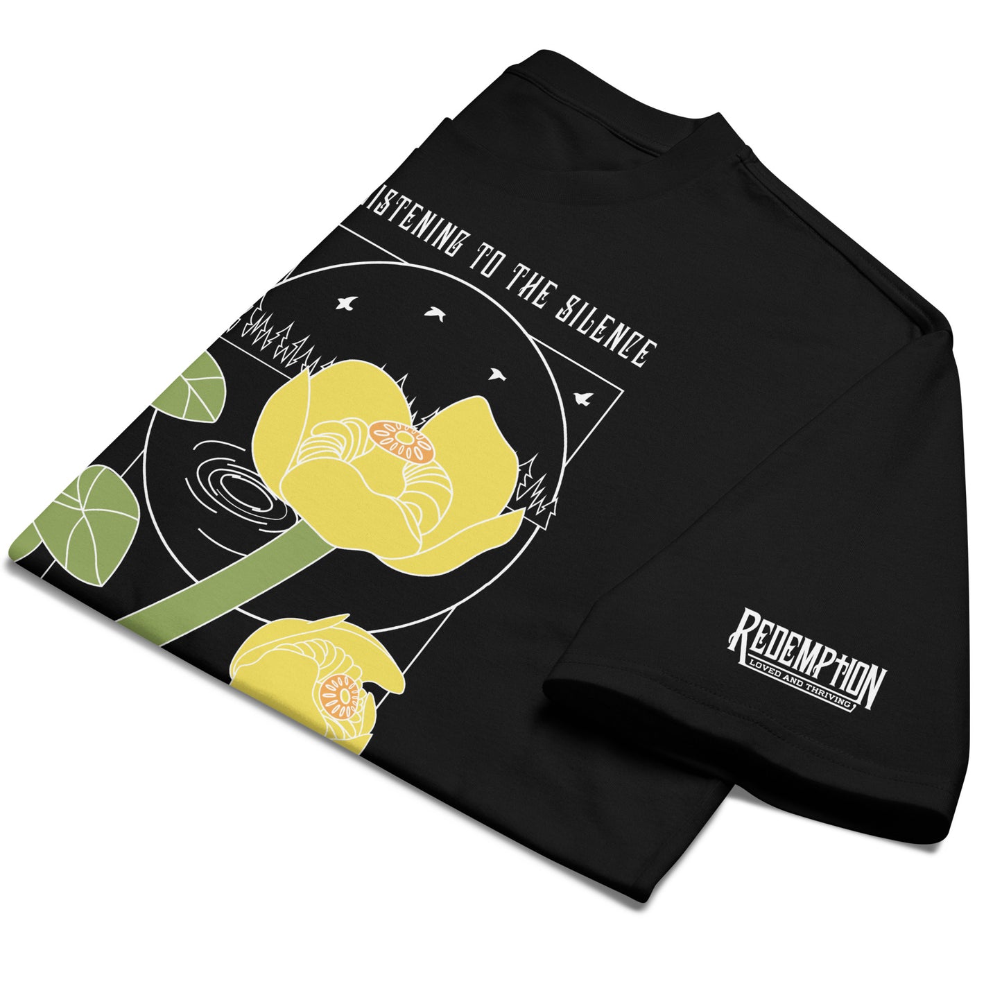 Yellow Pond Lily Oversized Tee