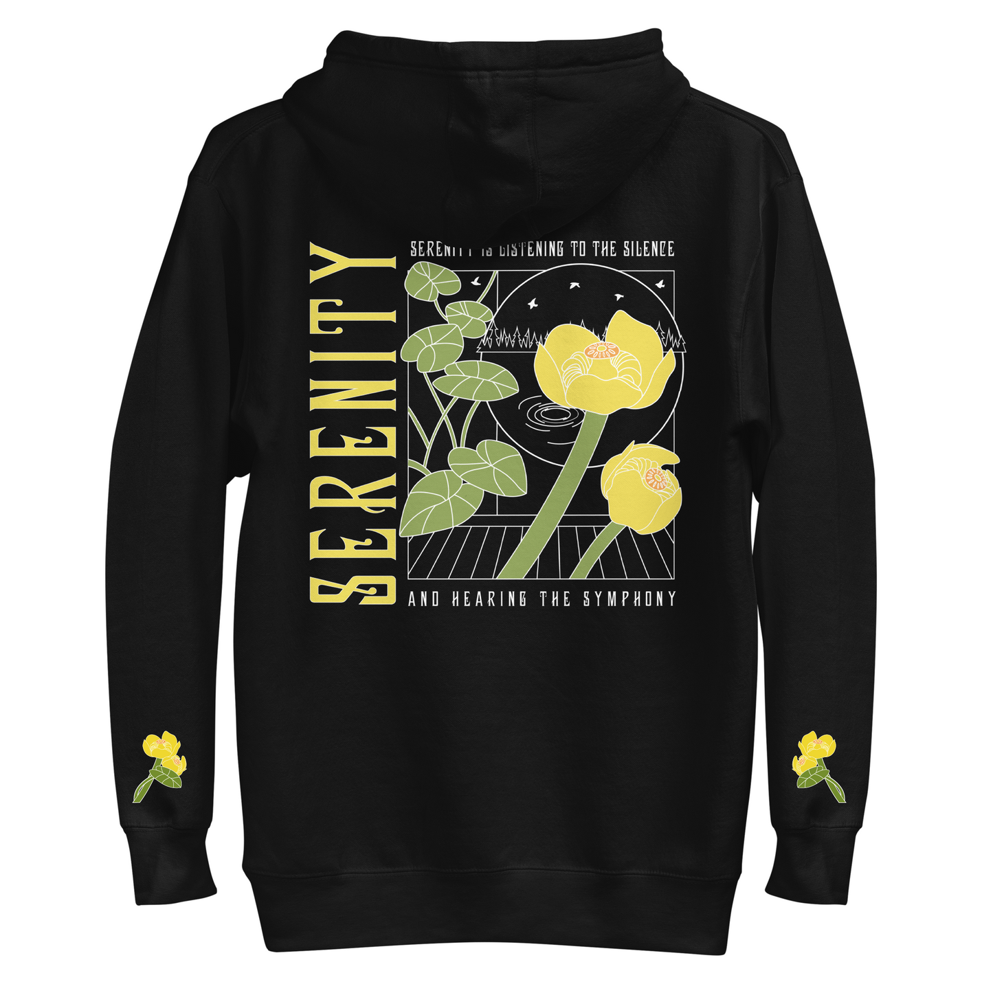 Yellow Pond Lily Unisex Hoodie