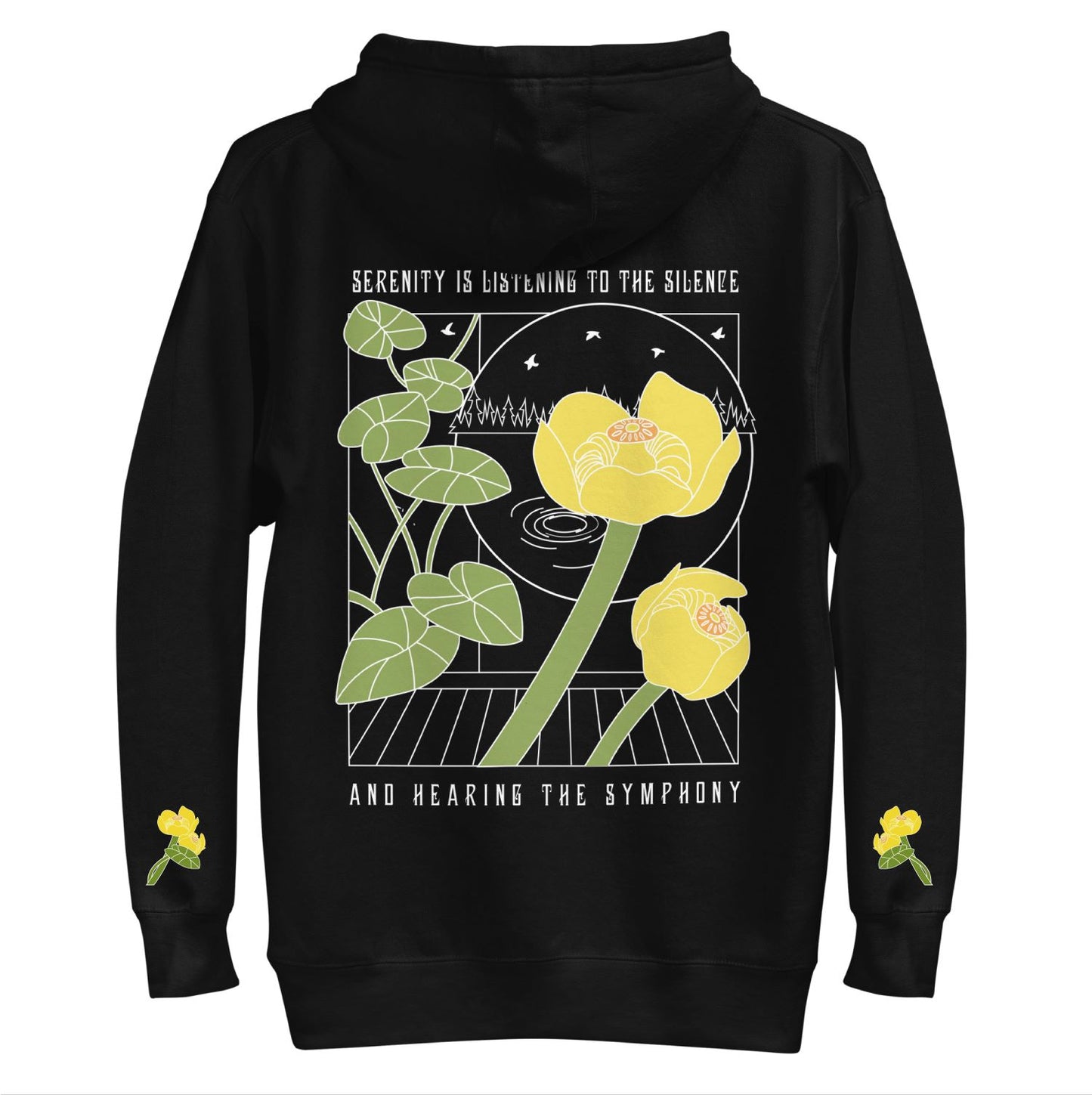 Yellow Pond Lily Unisex Hoodie