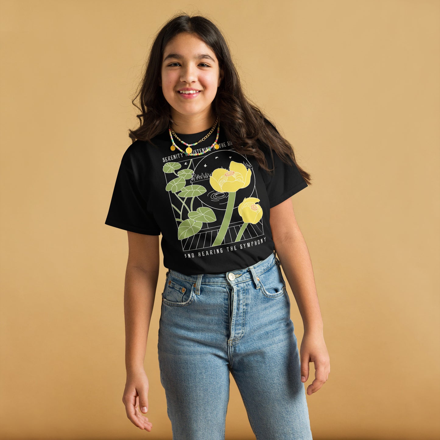 Yellow Pond Lily Kids Tee