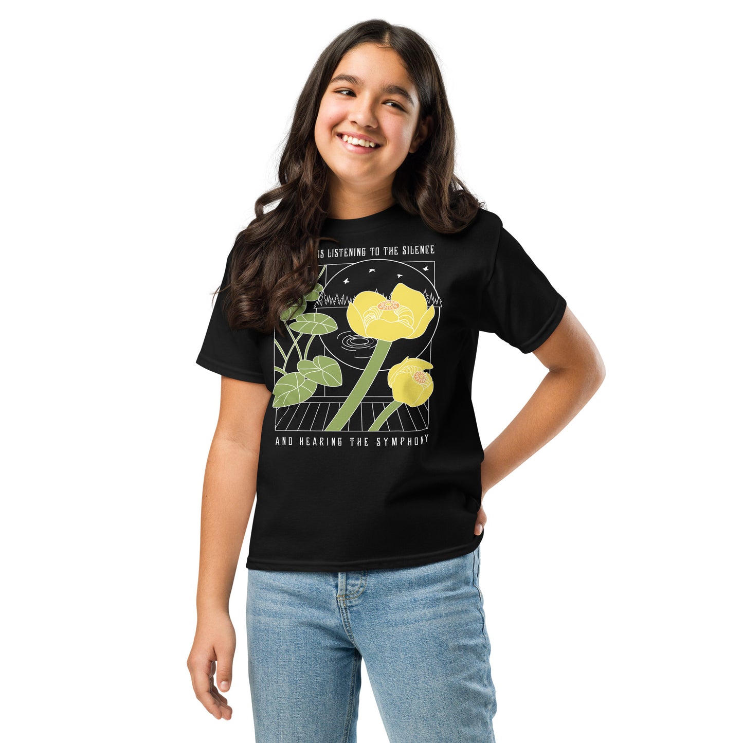 Yellow Pond Lily Kids Tee